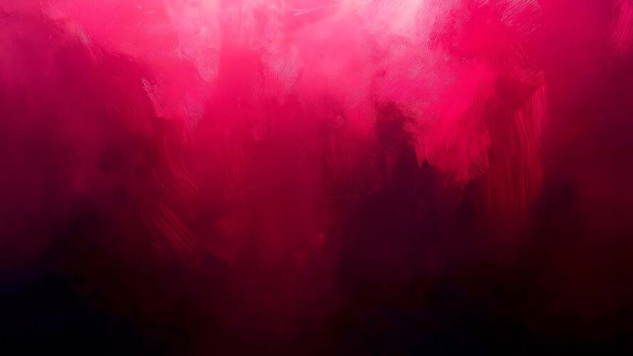 Red and purple brushstrokes