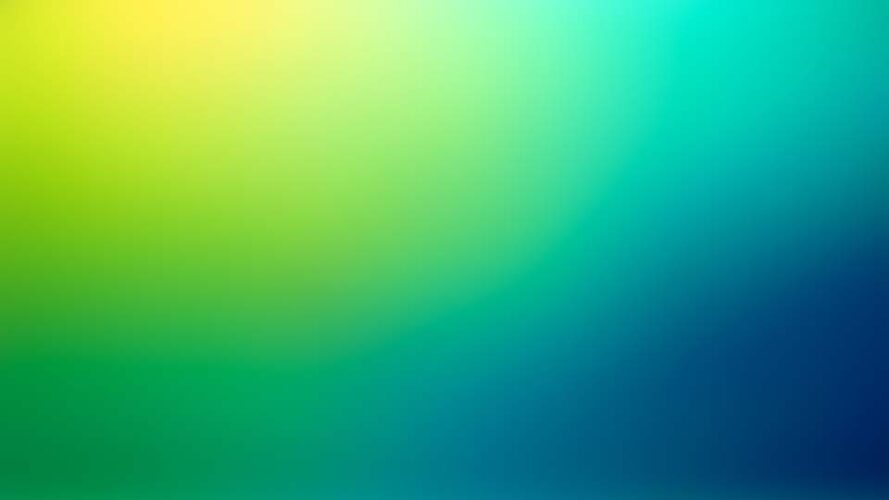 Smooth gradient background with blue, green, and yellow