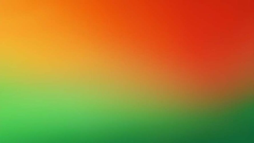 Blurred gradient background with red, green and yellow colors
