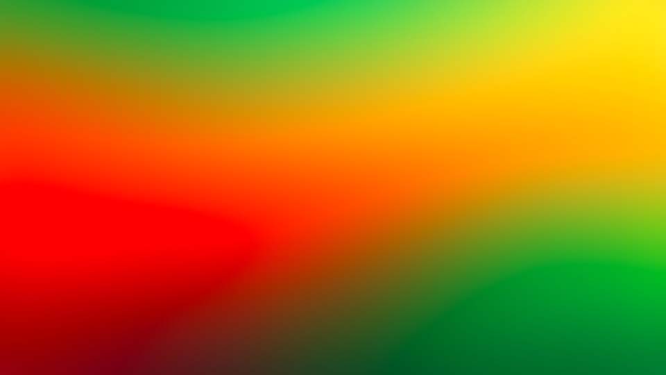 Blurred gradient background with red, green and yellow colors