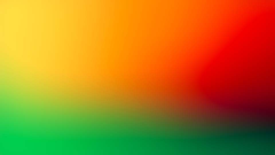 Blurred gradient background with red, green and yellow colors