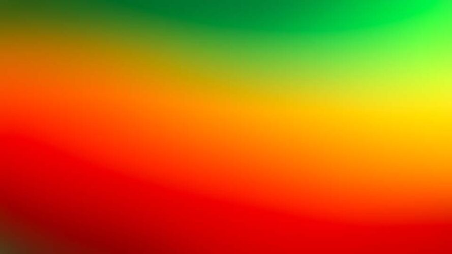 Blurred gradient background with red, green and yellow colors