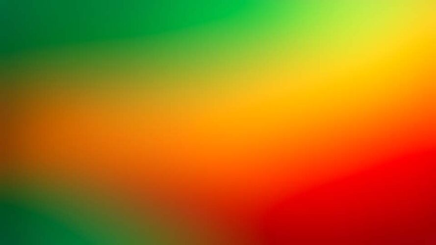 Blurred gradient background with red, green and yellow colors