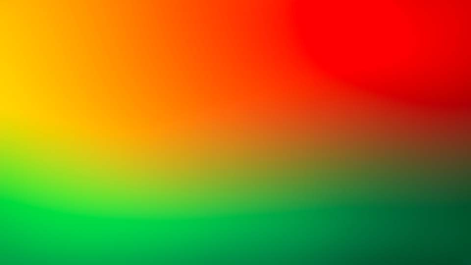 Blurred gradient background with red, green and yellow colors