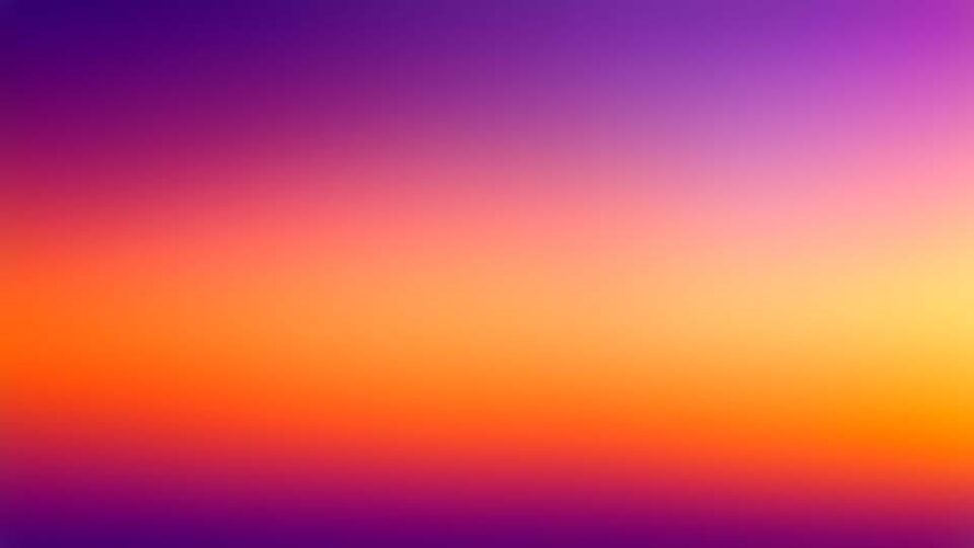 Blurred gradient background, orange and purple colors