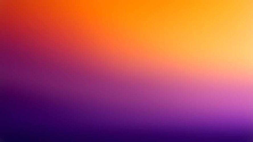 Blurred gradient background, orange and purple colors