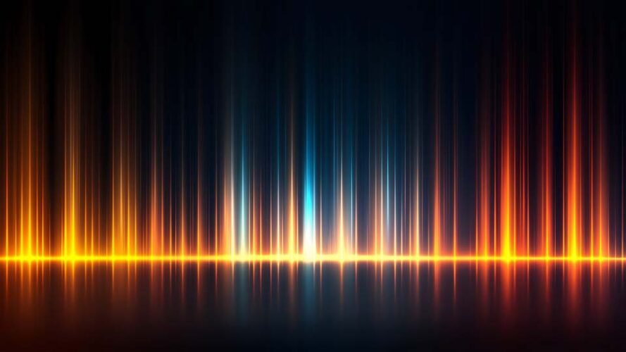 horizontal sound wave spectrum