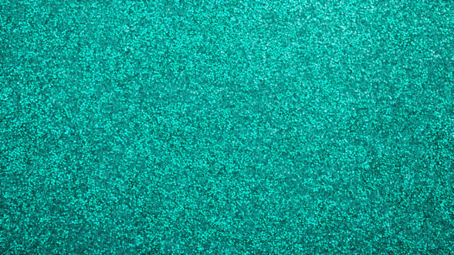 Teal glitter texture background