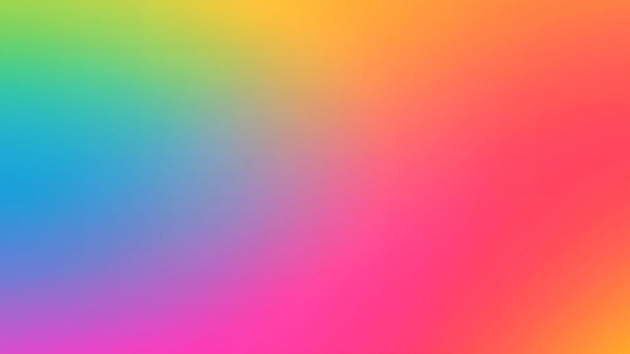 Rainbow gradient background with a soft blur effect