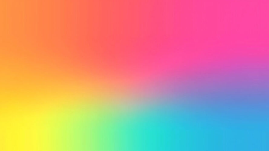 Rainbow gradient background with a soft blur effect
