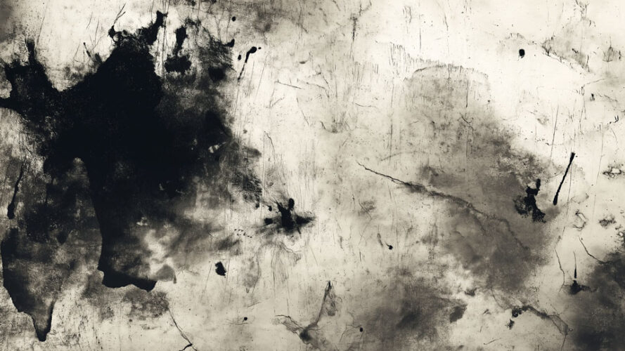 Grunge ink stains and smudges