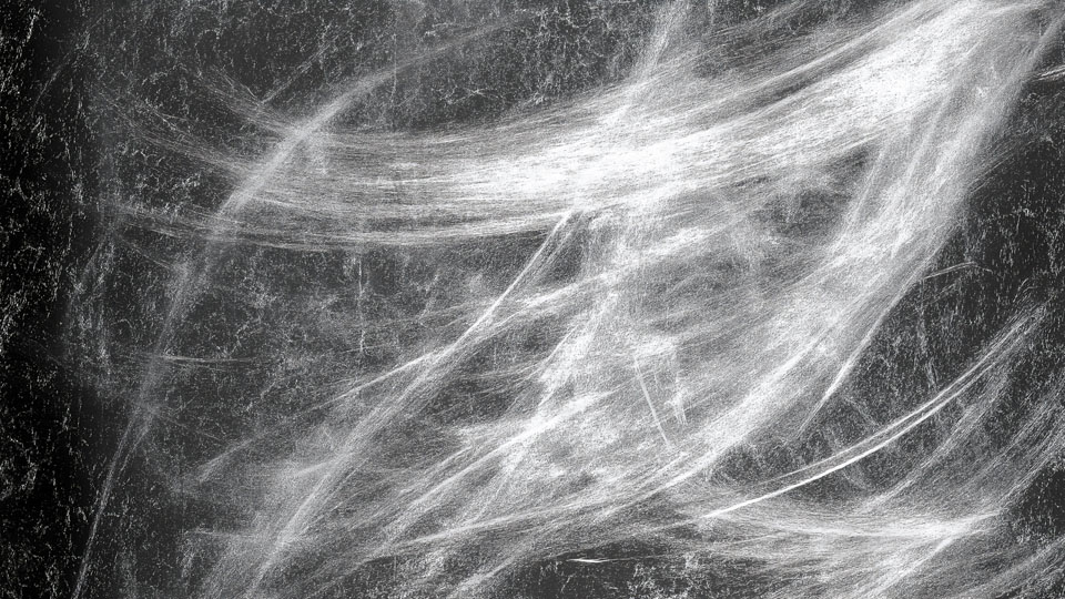 White chalk on a black background