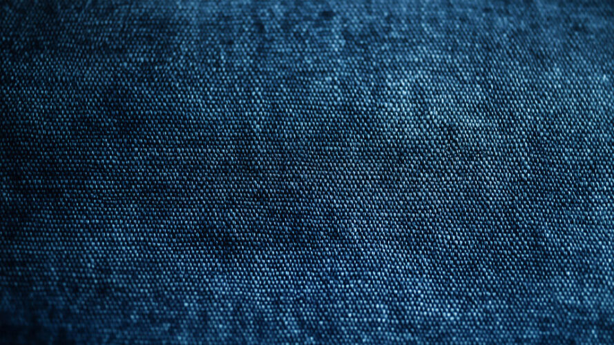 Close-up of jeans fabric