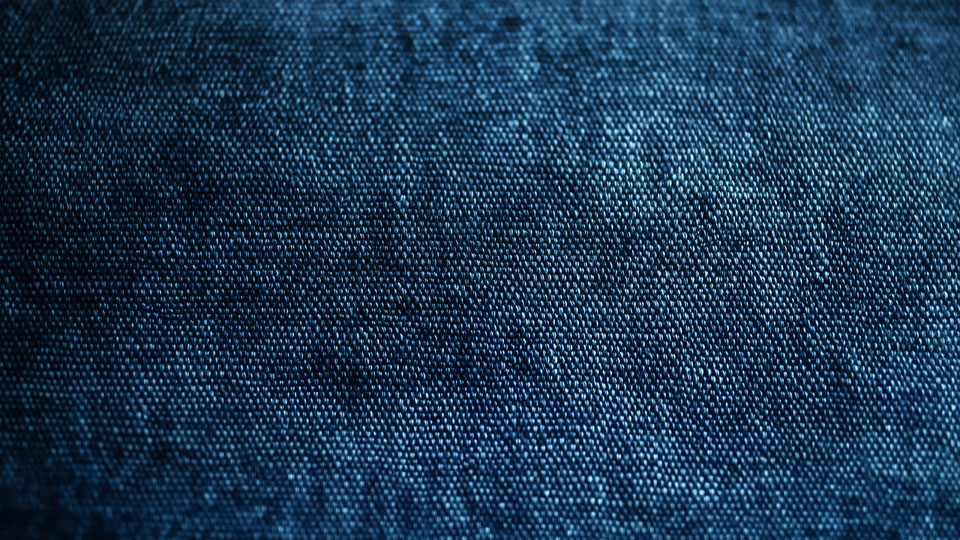 Close-up of jeans fabric