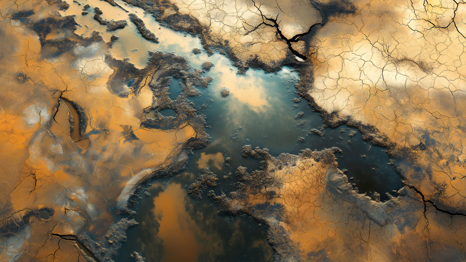 Effects of global warming on landscape