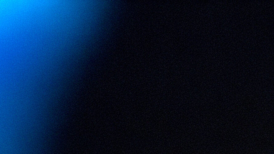 Abstract film grain with blue gradients