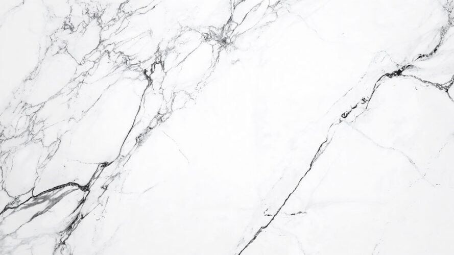 Pure white marble background with natural veins