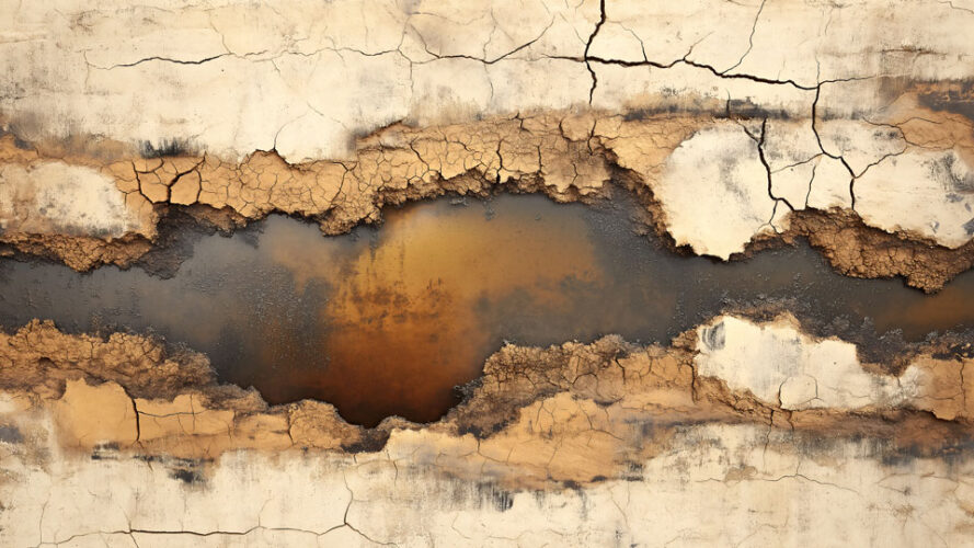 The shrinking oasis: A symbol of water scarcity