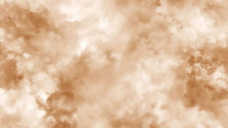 Soft brown clouds in vintage watercolor style