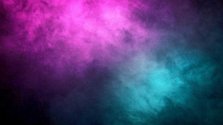Moody gradient clouds with purple smoke and dark tones