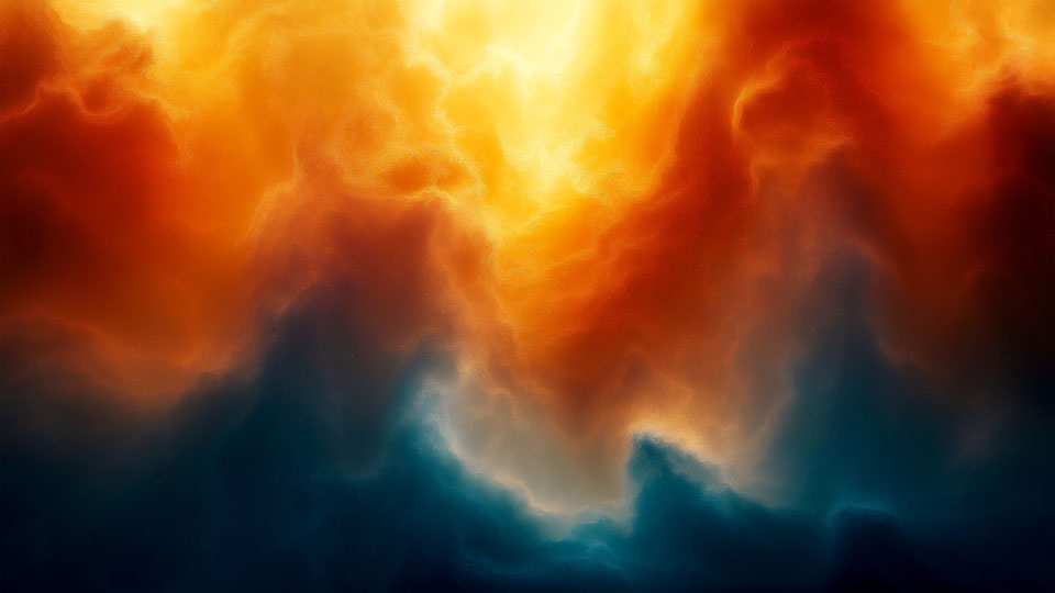 Dynamic fantasy art sky