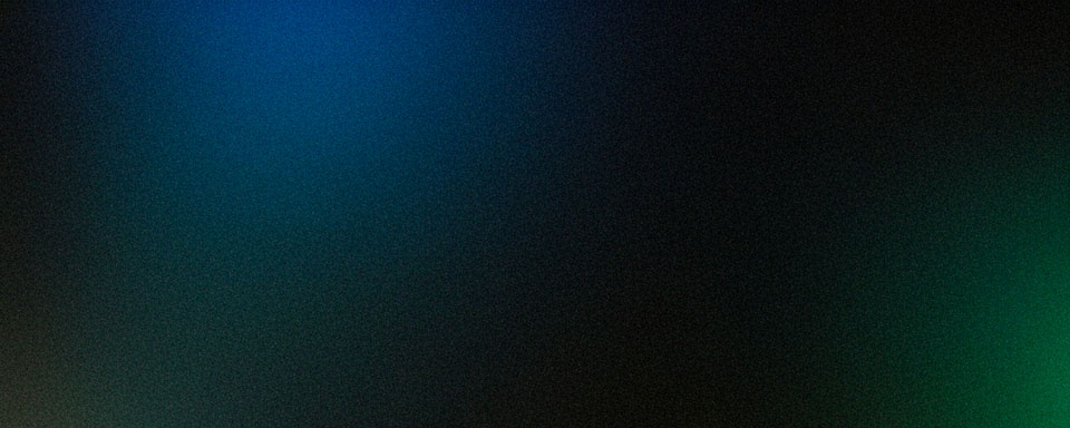 Elegant green to blue gradient on black