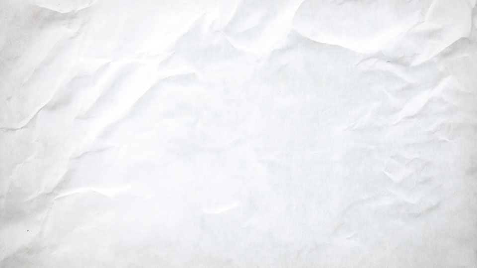 Close-up view of crumpled white paper