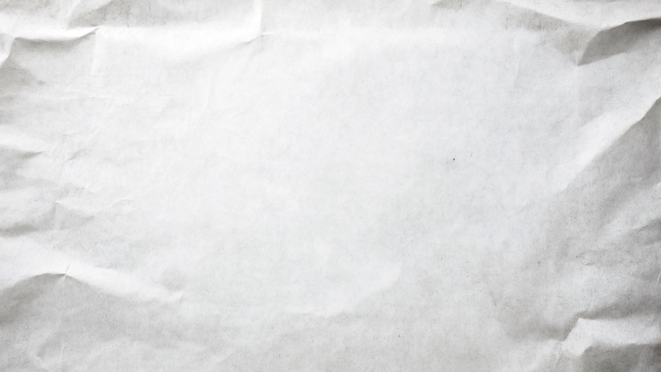 High-detail crumpled paper with soft shadows